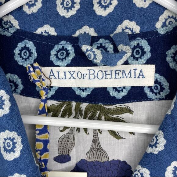 NWT New Alix of Bohemia Mariner Calico Printed Field Jacket Size S - Picture 3 of 8